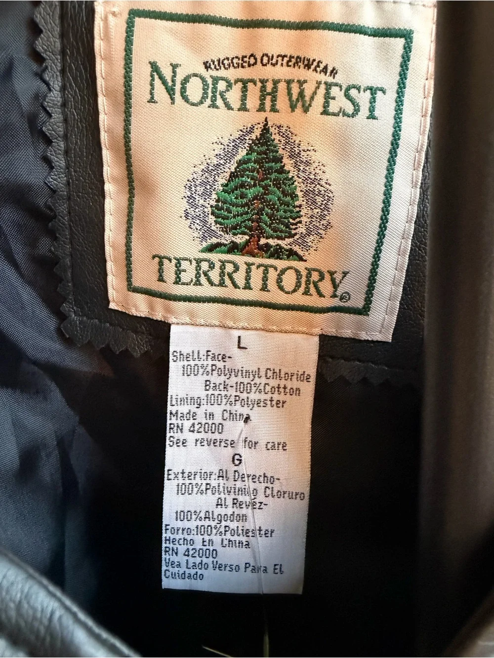 Northwest Black Vest with Front Zip